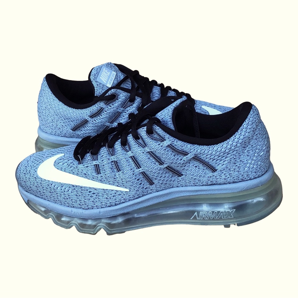 Nike Air Max 2016 Womens Gray/Black White Ice Size 5.5 806772-405